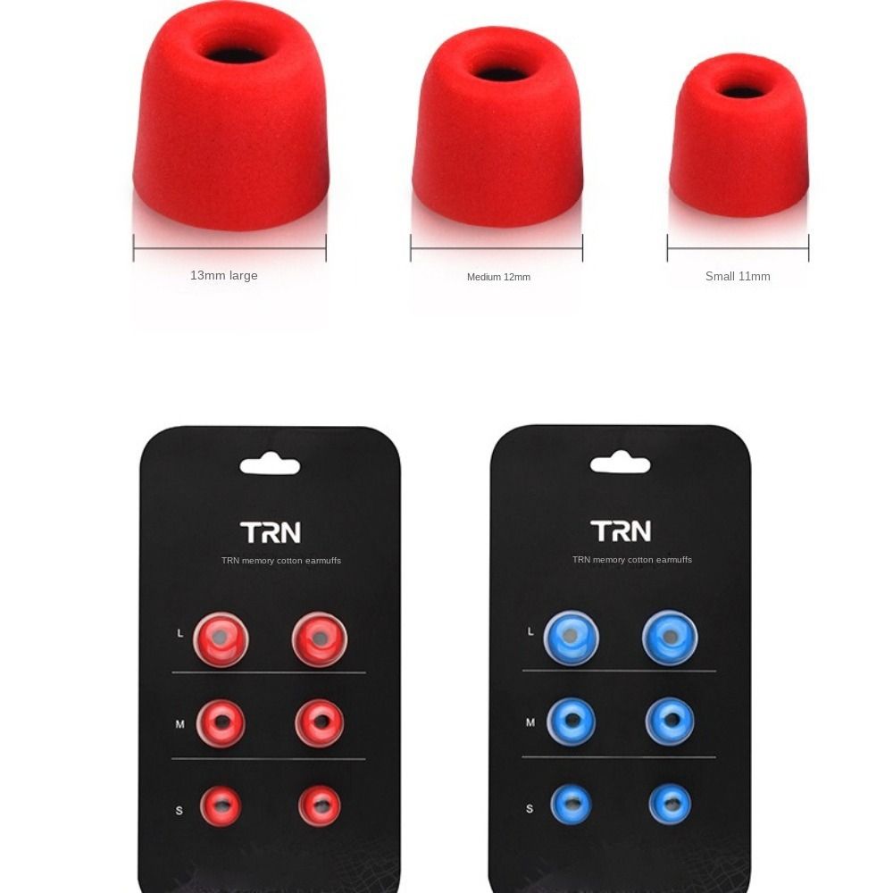 Earphone Foam Tip - 3 Pasang (6 buah) Bantalan Penutup