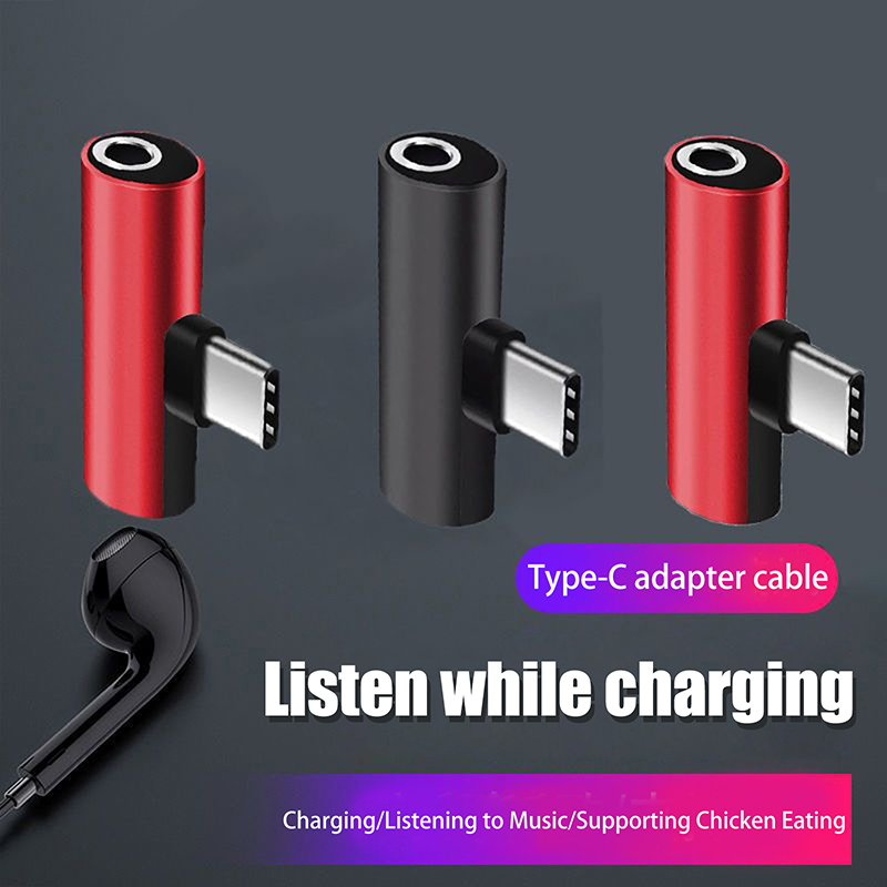 Adaptor Logam USB Tipe-C Ke 3. - Earphone Splitter Jack ulasan dan harga